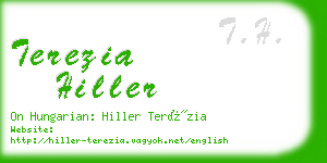 terezia hiller business card